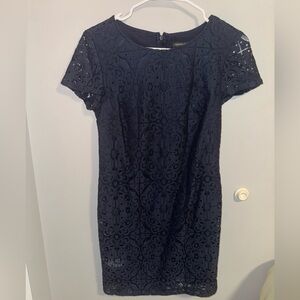 Banana Republic Blue Sheath Mini Dress